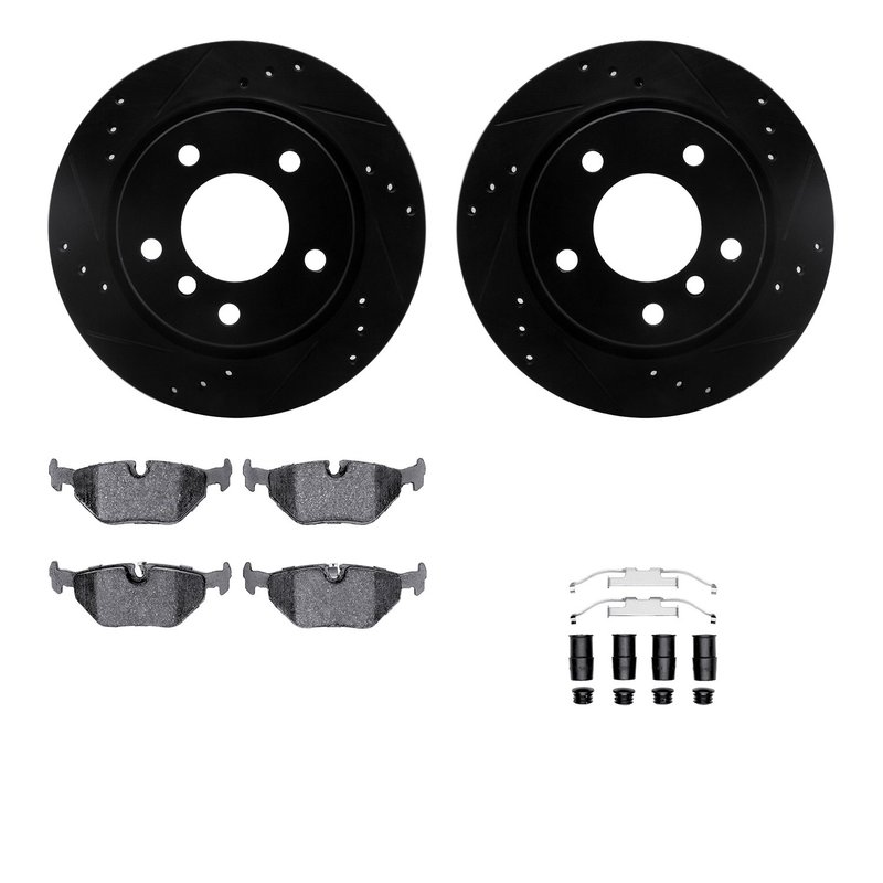 Dynamite Friction 8512-31292 Disc Brake Kit - Rear