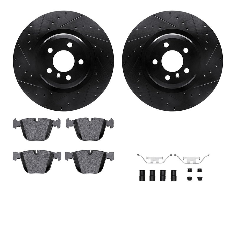 Dynamite Friction 8512-31485 Disc Brake Kit - Rear