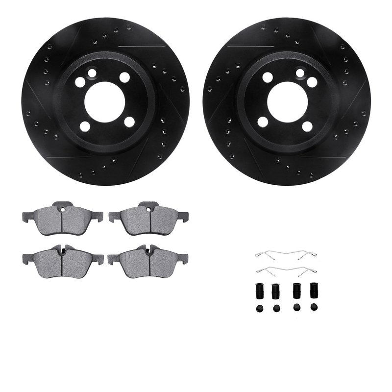 Dynamite Friction 8512-32043 Disc Brake Kit - Front