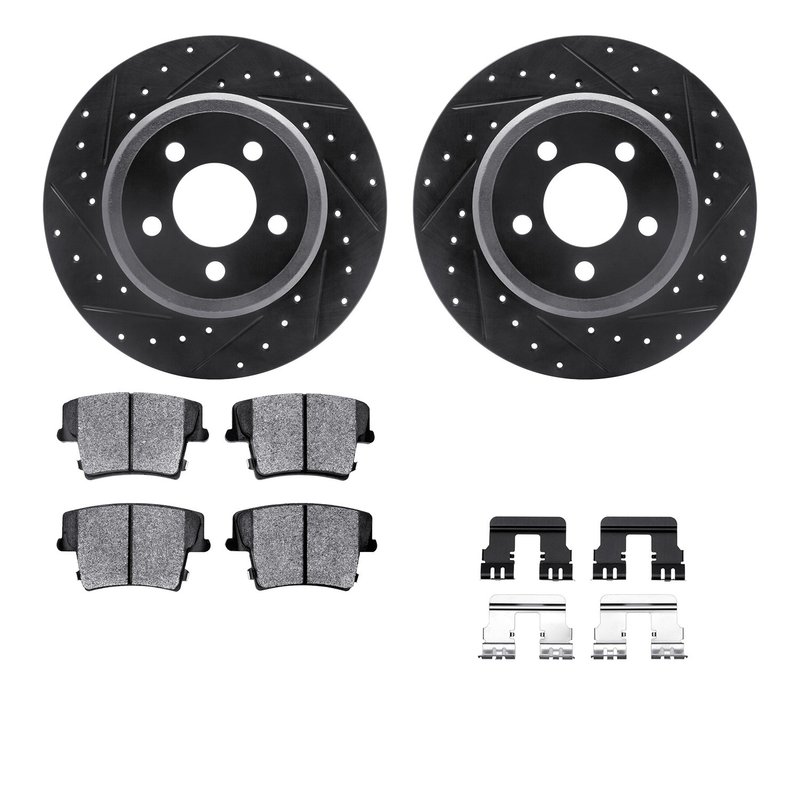 Dynamite Friction 8512-39006 Disc Brake Kit - Rear