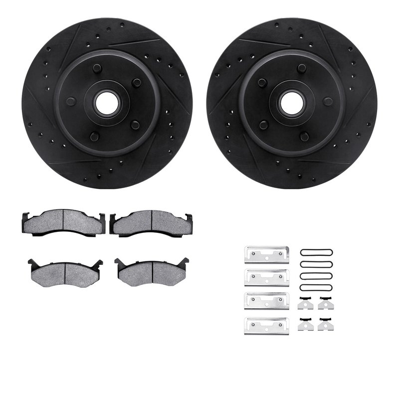 Dynamite Friction 8512-39008 Disc Brake Kit - Front