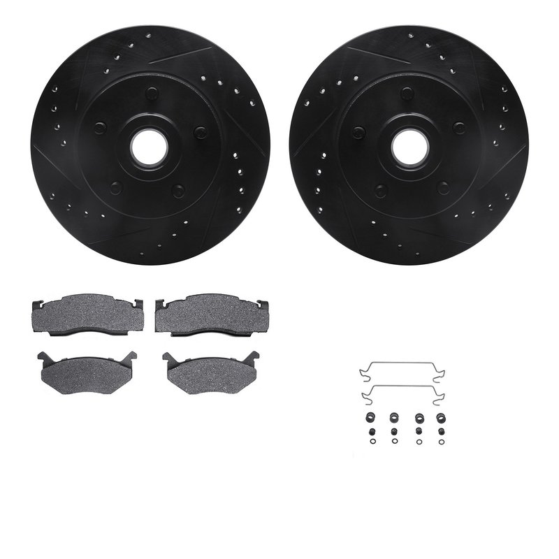 Dynamite Friction 8512-39033 Disc Brake Kit - Front