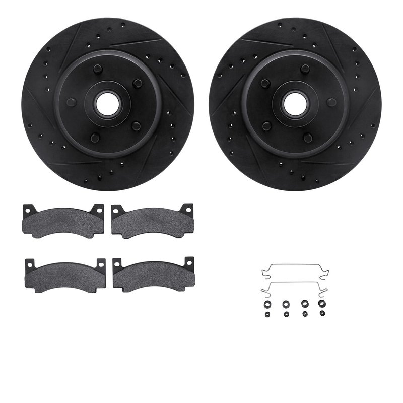 Dynamite Friction 8512-39104 Disc Brake Kit - Front
