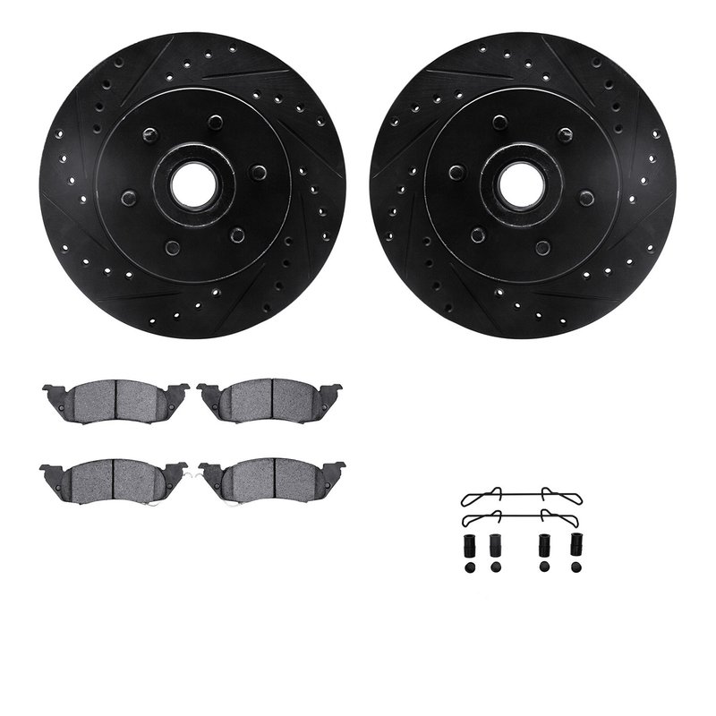 Dynamite Friction 8512-40055 Disc Brake Kit - Front