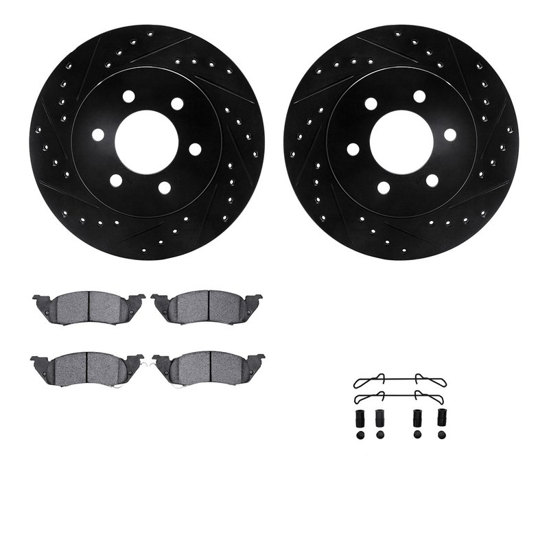 Dynamite Friction 8512-40057 Disc Brake Kit - Front