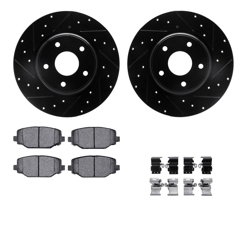 Dynamite Friction 8512-40094 Disc Brake Kit - Rear