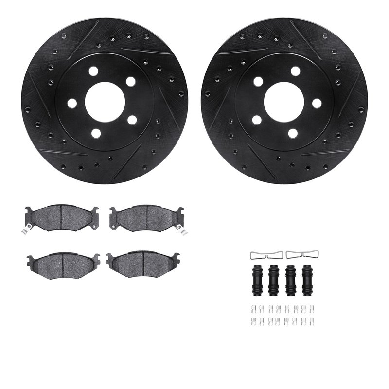 Dynamite Friction 8512-40143 Disc Brake Kit - Front
