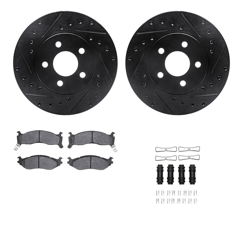 Dynamite Friction 8512-40144 Disc Brake Kit - Front