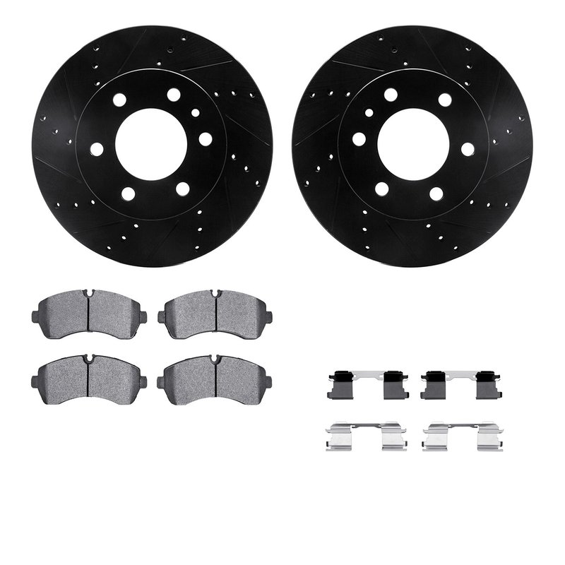 Dynamite Friction 8512-40267 Disc Brake Kit - Front