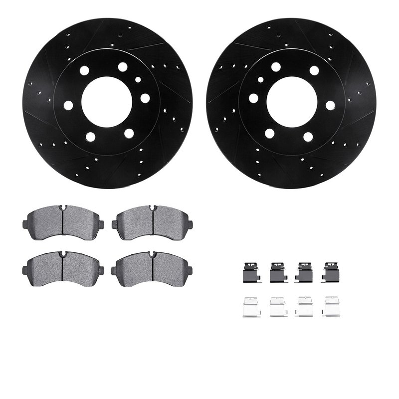 Dynamite Friction 8512-40268 Disc Brake Kit - Front