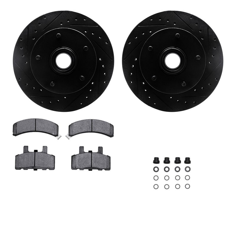 Dynamite Friction 8512-40360 Disc Brake Kit - Front