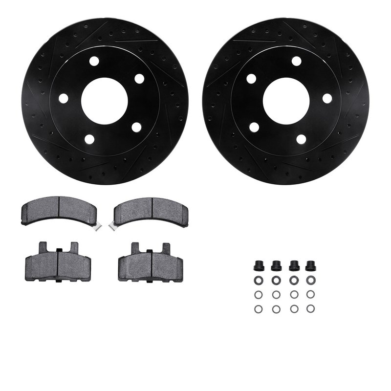Dynamite Friction 8512-40366 Disc Brake Kit - Front