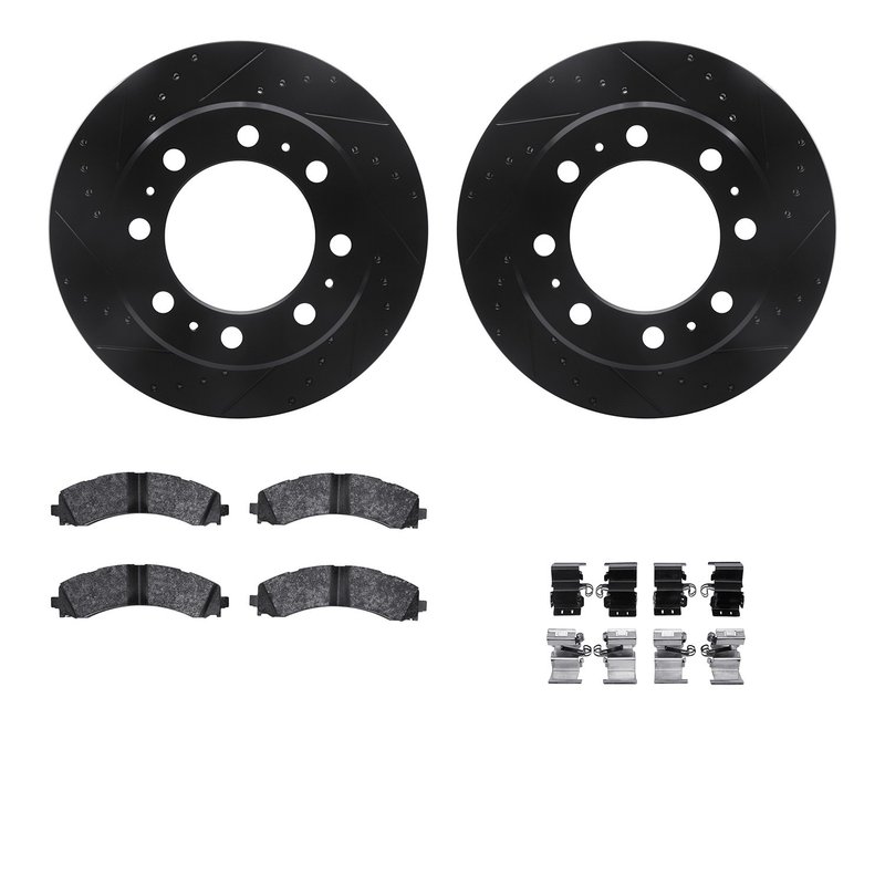 Dynamic Friction 8512-40517 Disc Brake Kit - Rear