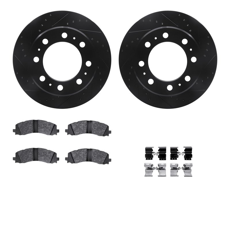 Dynamic Friction 8512-40518 Disc Brake Kit - Rear