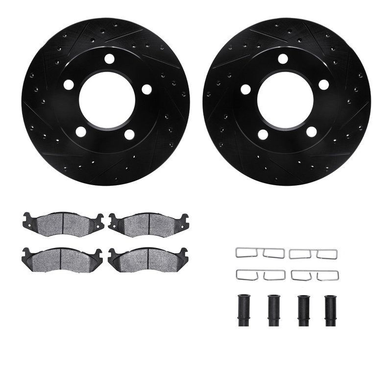 Dynamite Friction 8512-42012 Disc Brake Kit - Front
