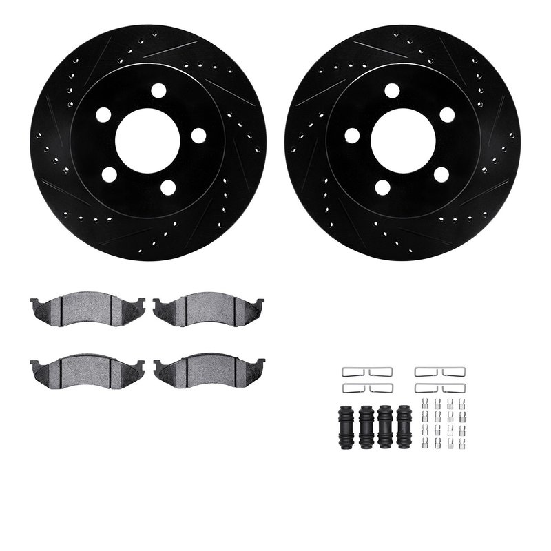Dynamite Friction 8512-42016 Disc Brake Kit - Front