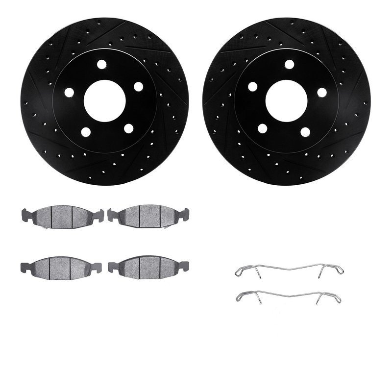 Dynamite Friction 8512-42019 Disc Brake Kit - Front