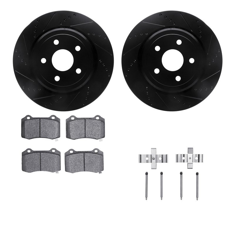 Dynamite Friction 8512-42025 Disc Brake Kit - Rear