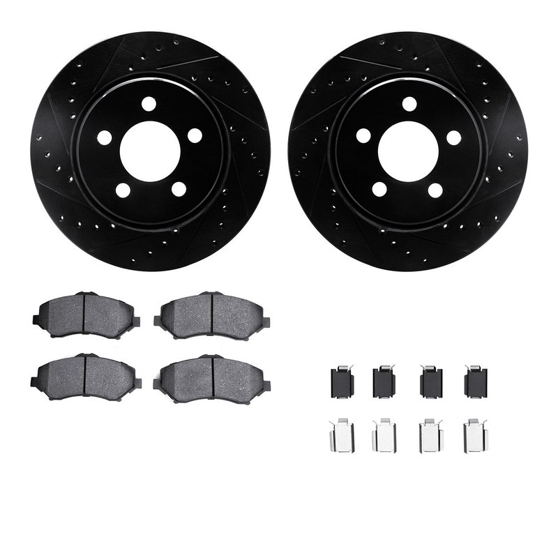 Dynamite Friction 8512-42030 Disc Brake Kit - Front