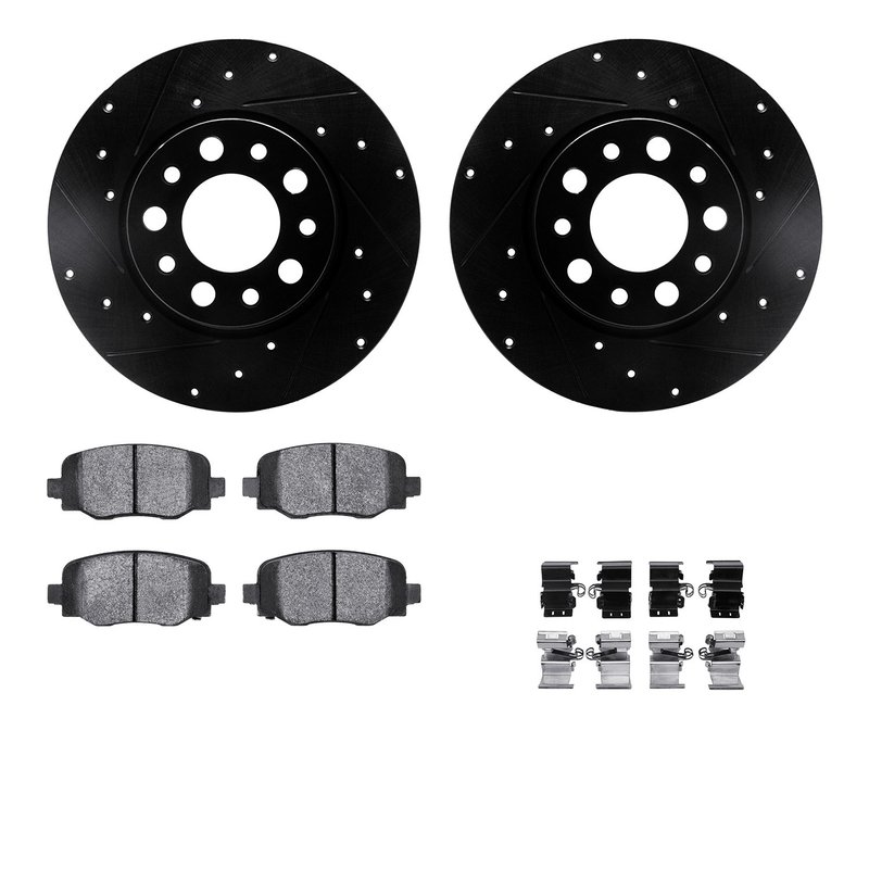 Dynamite Friction 8512-42046 Disc Brake Kit - Rear