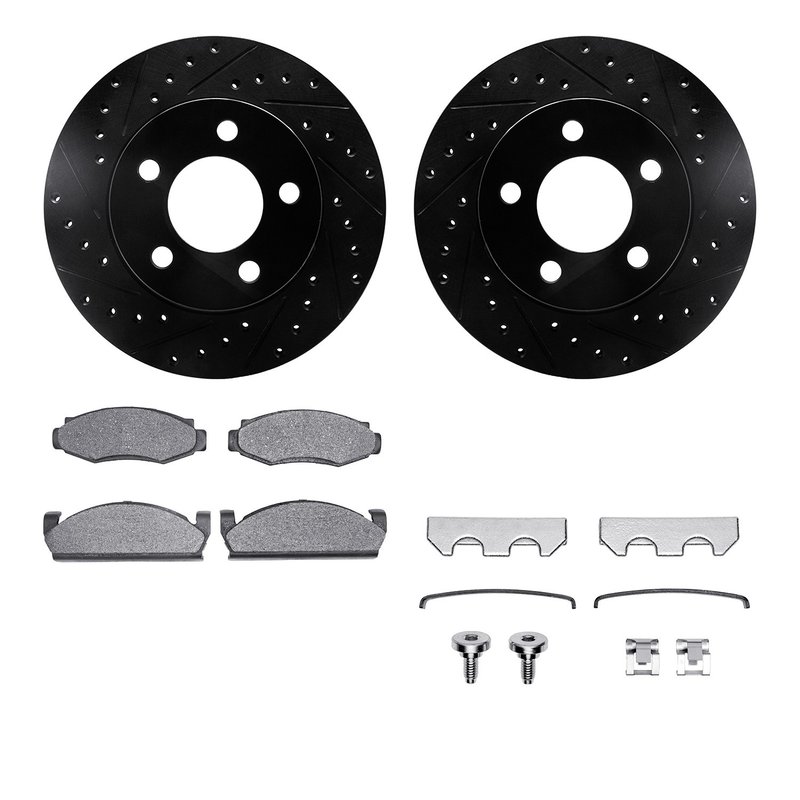 Dynamite Friction 8512-42057 Disc Brake Kit - Front