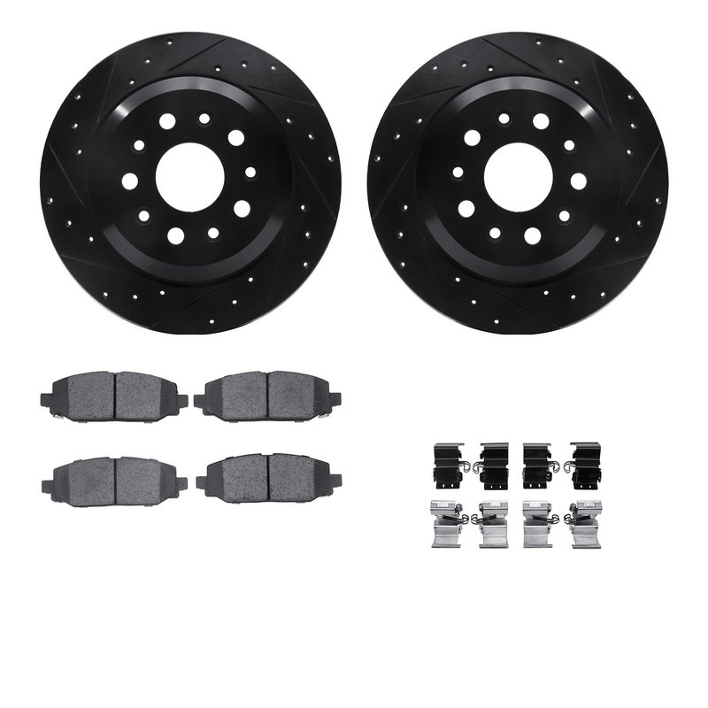 Dynamite Friction 8512-42064 Disc Brake Kit - Rear