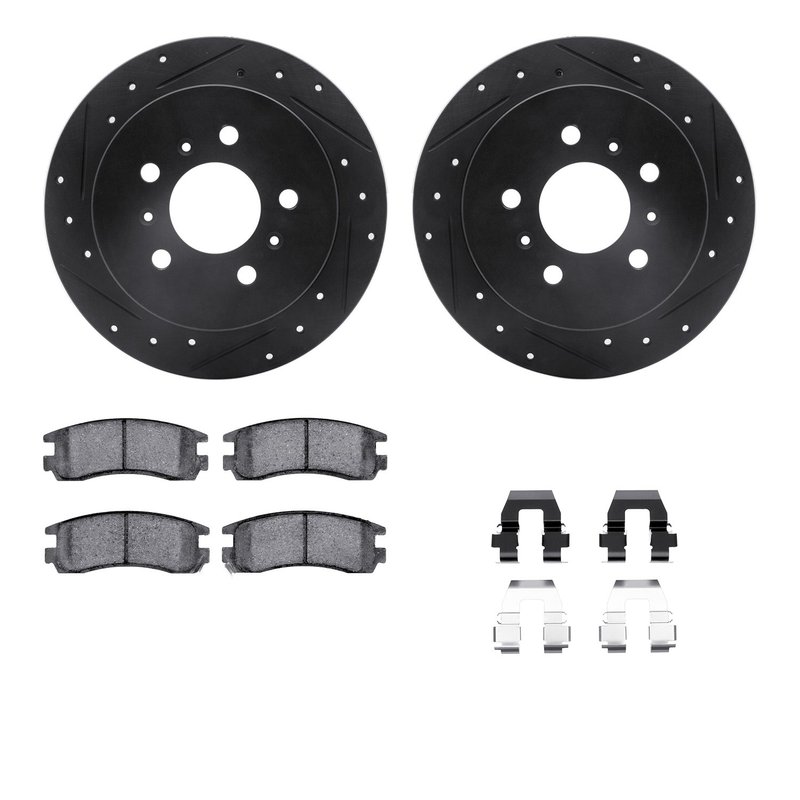 Dynamite Friction 8512-45002 Disc Brake Kit - Rear