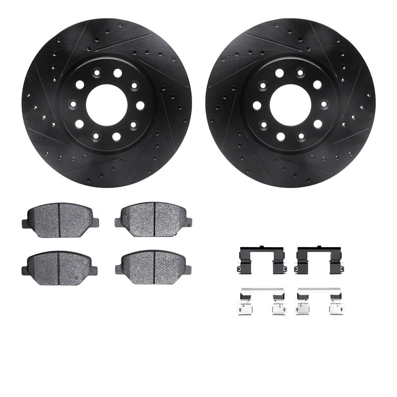 Dynamite Friction 8512-45031 Disc Brake Kit - Front