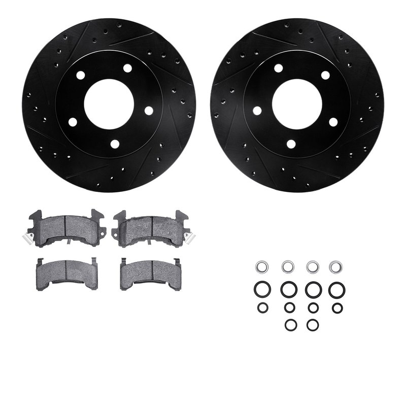 Dynamite Friction 8512-45045 Disc Brake Kit - Rear