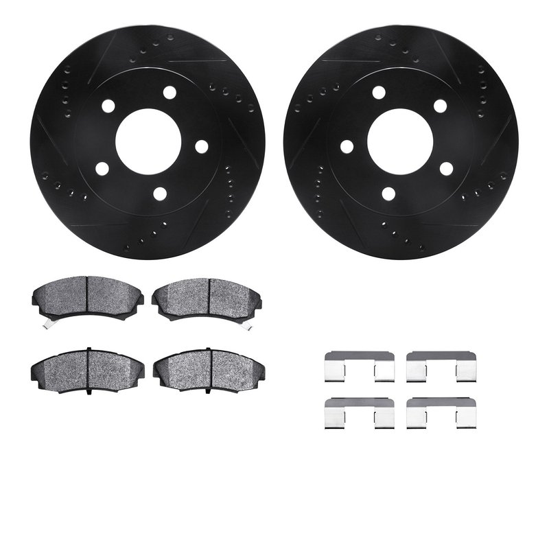 Dynamite Friction 8512-45053 Disc Brake Kit - Front