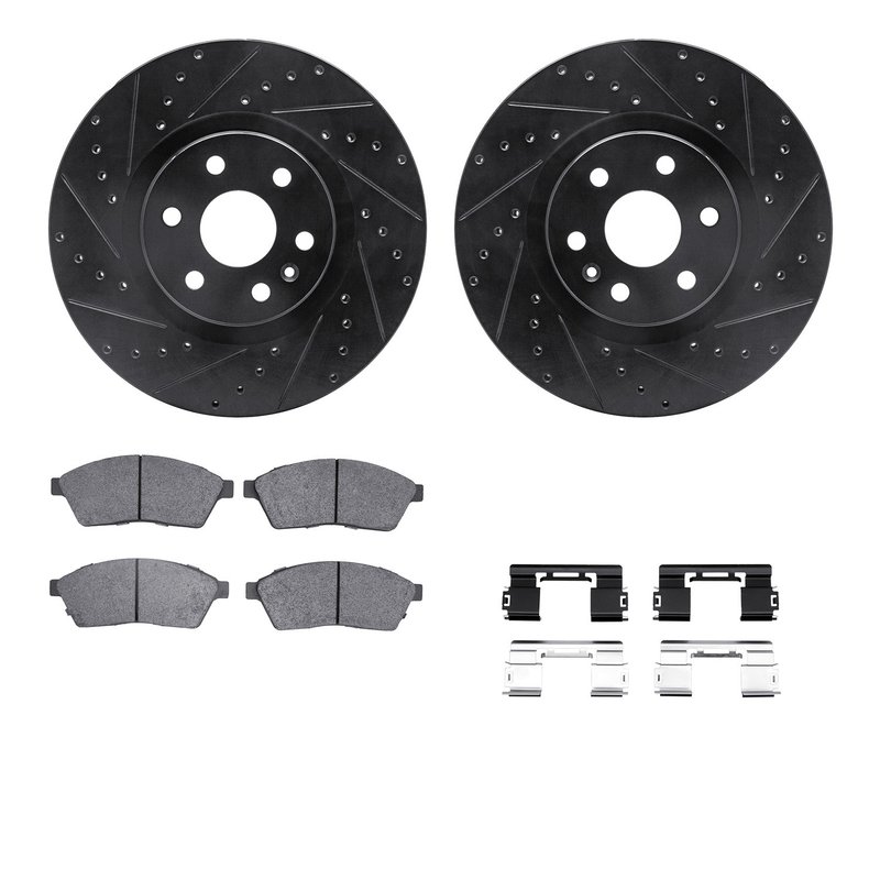 Dynamite Friction 8512-46050 Disc Brake Kit - Front