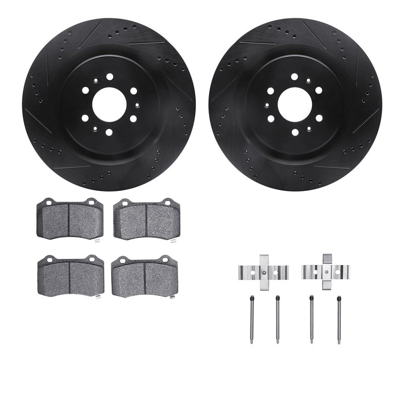 Dynamite Friction 8512-46132 Disc Brake Kit - Rear