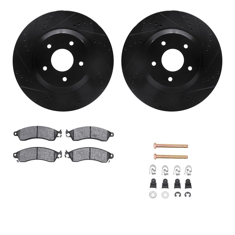 Dynamite Friction 8512-47006 Disc Brake Kit - Front