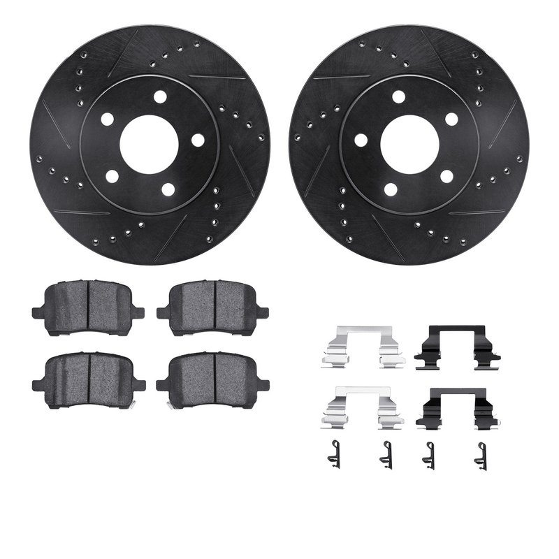 Dynamite Friction 8512-47016 Disc Brake Kit - Front