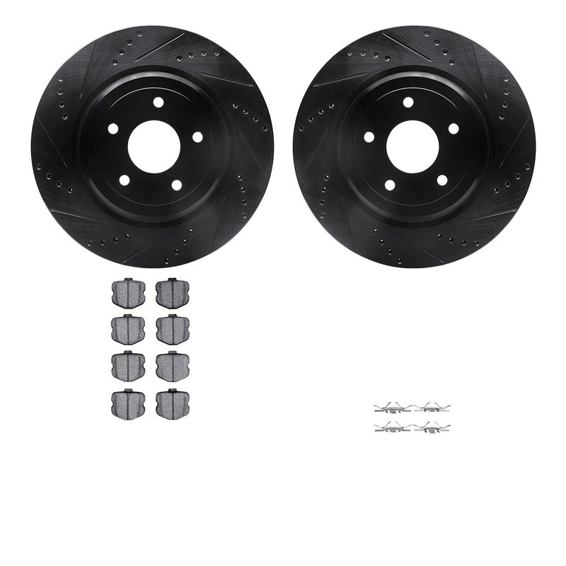 Dynamic Friction 8512-47017 Disc Brake Kit - Rear
