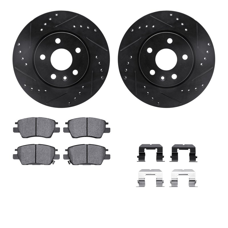 Dynamite Friction 8512-47025 Disc Brake Kit - Front