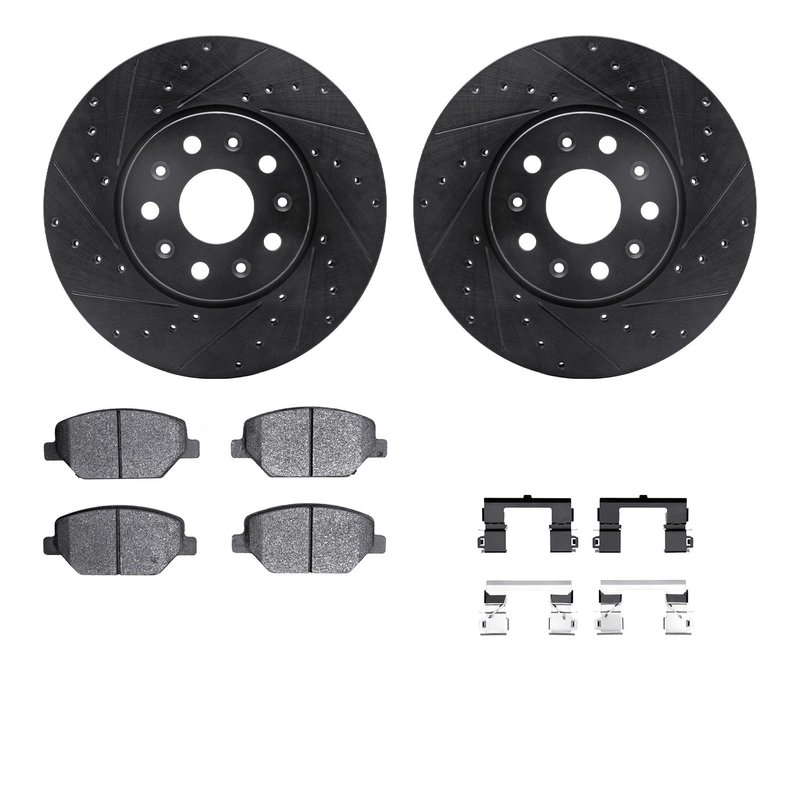 Dynamite Friction 8512-47037 Disc Brake Kit - Front