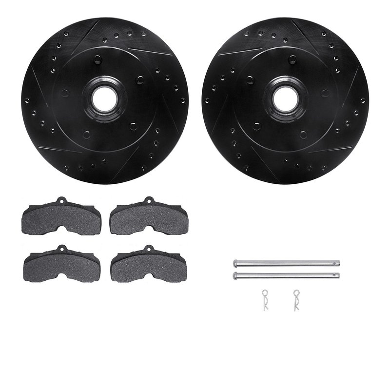 Dynamite Friction 8512-47095 Disc Brake Kit - Front