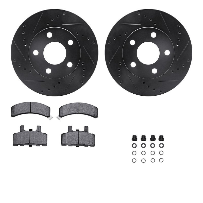 Dynamite Friction 8512-47103 Disc Brake Kit - Front