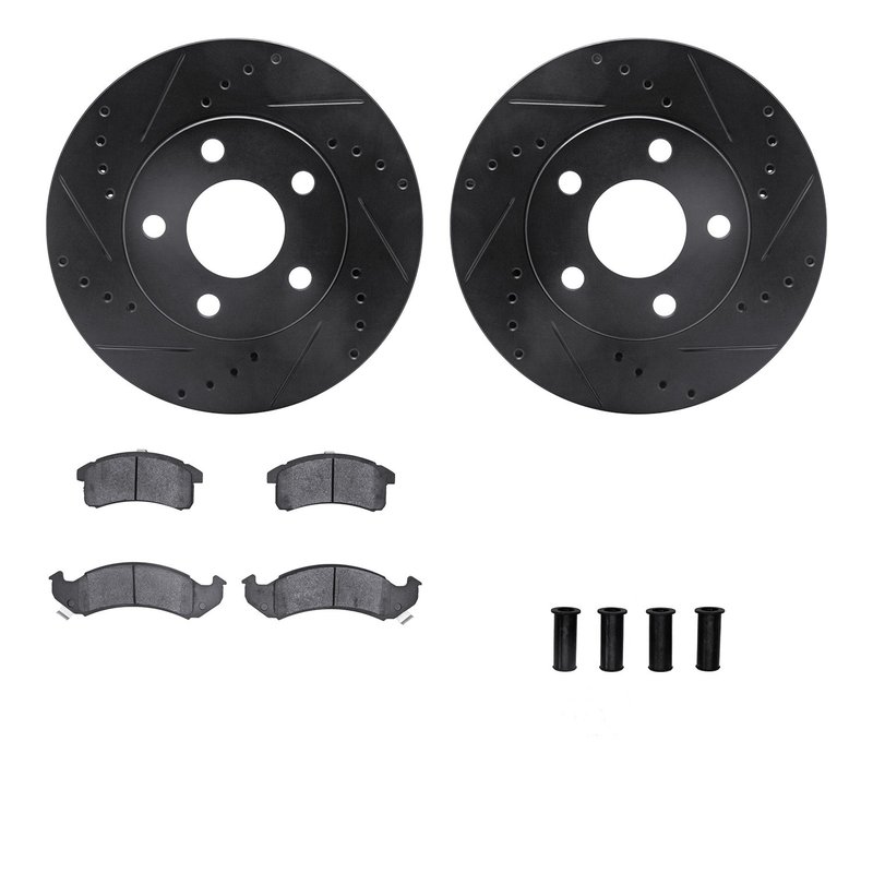 Dynamite Friction 8512-47157 Disc Brake Kit - Front