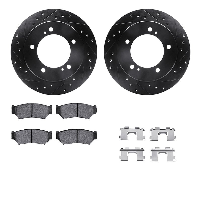 Dynamite Friction 8512-47268 Disc Brake Kit - Front