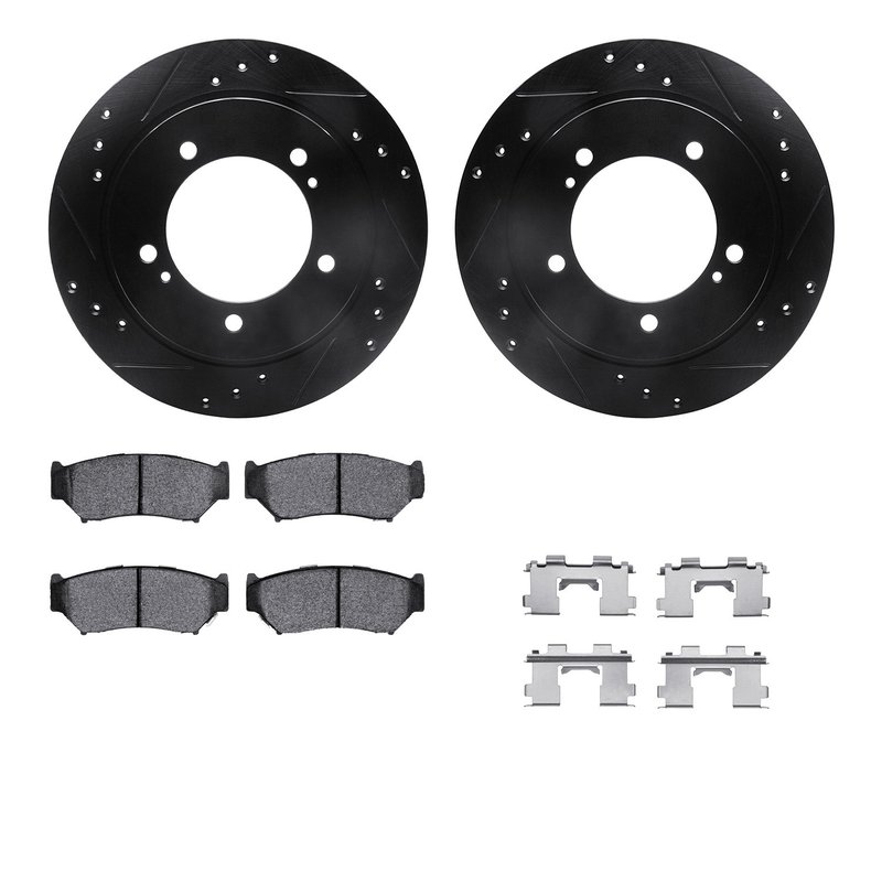 Dynamite Friction 8512-47274 Disc Brake Kit - Front