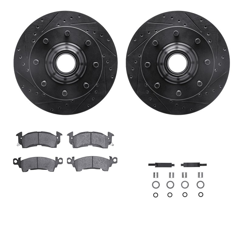 Dynamite Friction 8512-48002 Disc Brake Kit - Front