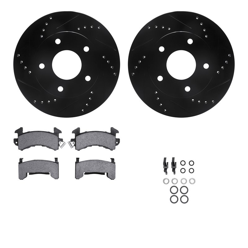 Dynamite Friction 8512-48014 Disc Brake Kit - Front