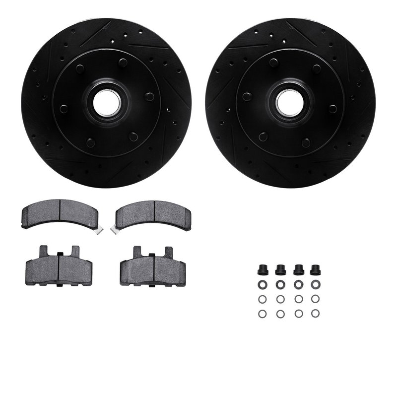 Dynamite Friction 8512-48021 Disc Brake Kit - Front