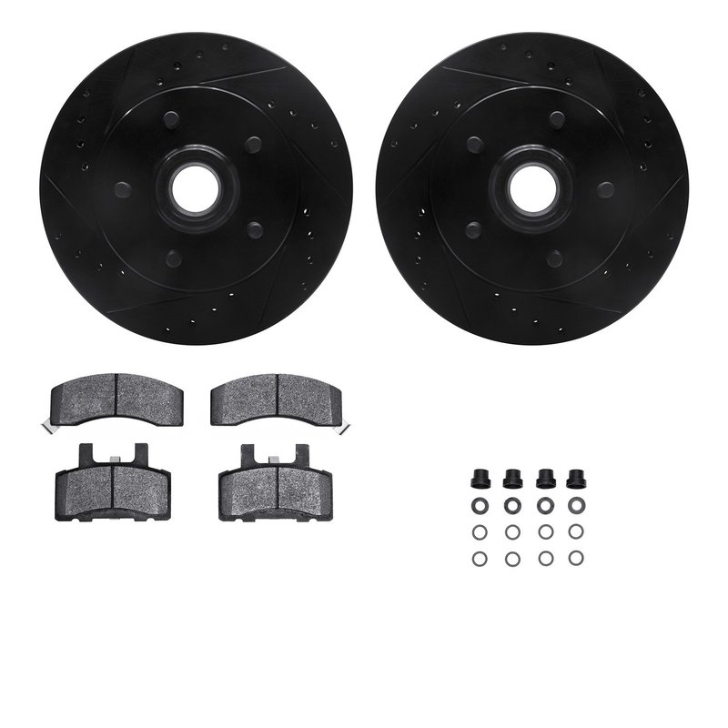 Dynamite Friction 8512-48027 Disc Brake Kit - Front