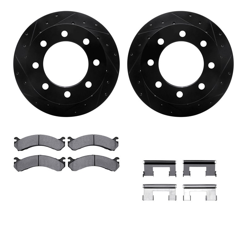 Dynamite Friction 8512-48050 Disc Brake Kit - Rear