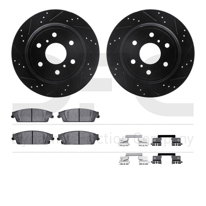Dynamic Friction 8512-48063 Disc Brake Kit - Rear