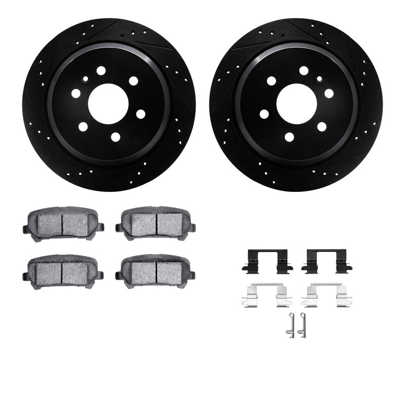 Dynamite Friction 8512-48072 Disc Brake Kit - Rear