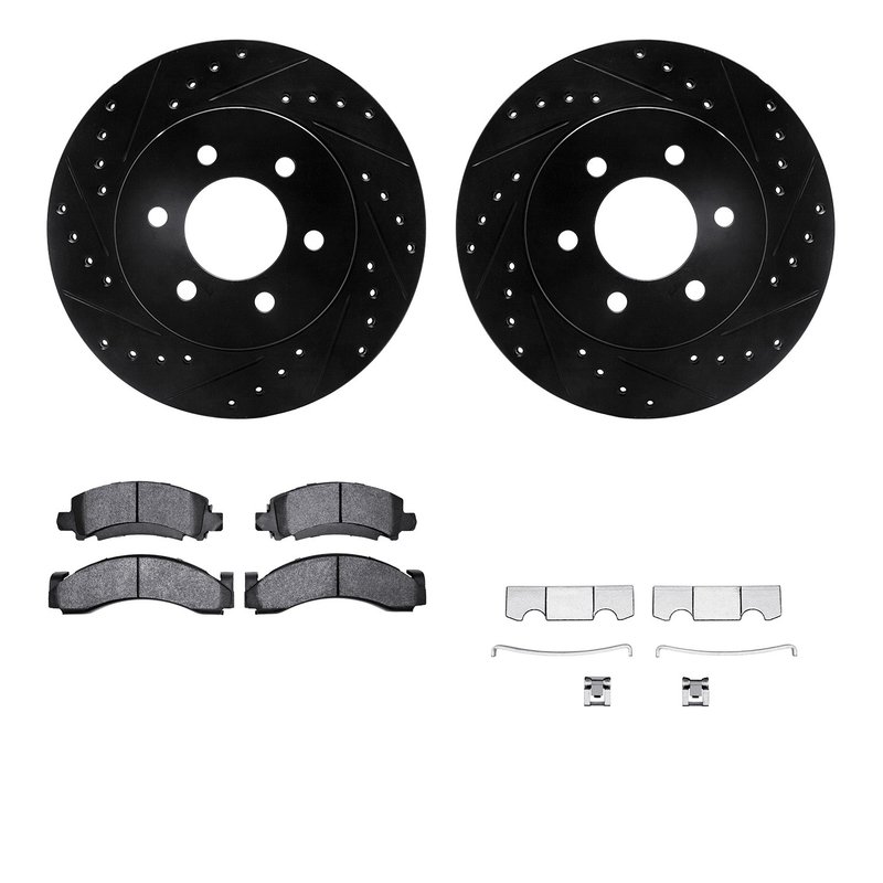 Dynamite Friction 8512-48093 Disc Brake Kit - Front